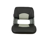Springfield Marine Molded Fold Seat Gry with Blk-Gry Cushion, model 1061017, Chairs, view 4