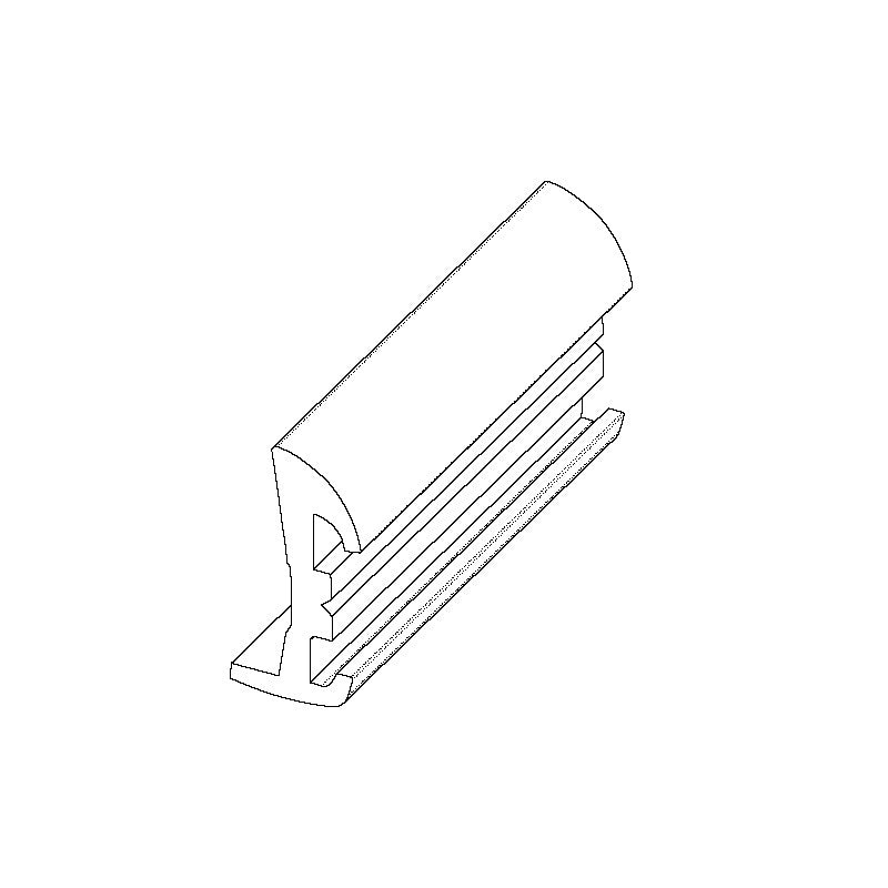 RIGID RUB RAIL - 50'