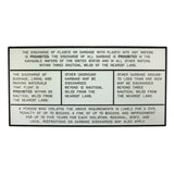 NO GARBAGE DISCHG PLAQUE MPN-P-227