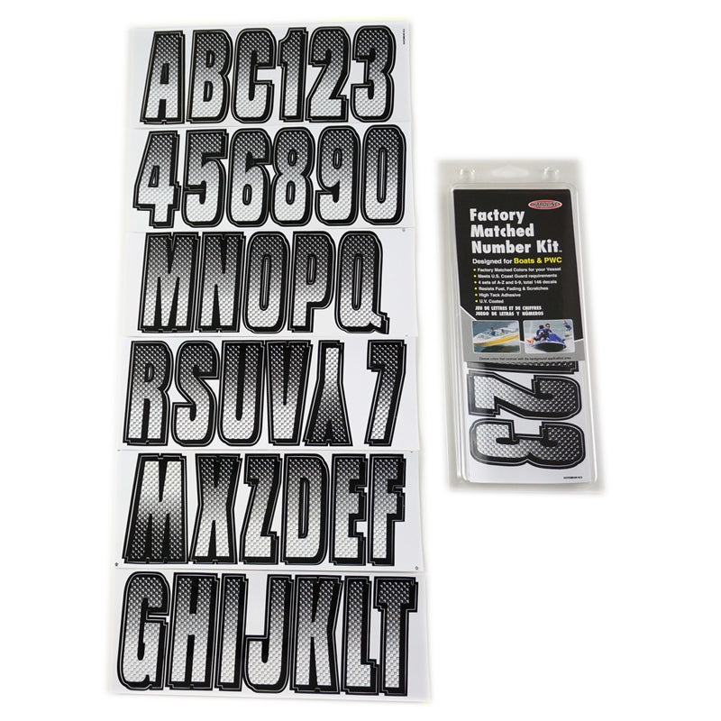 LETTER KIT WHT/BLK