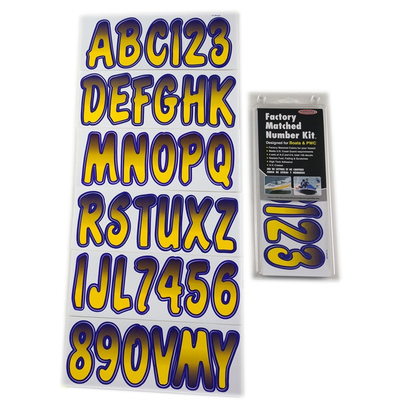 LETTER KIT YEL/PUR