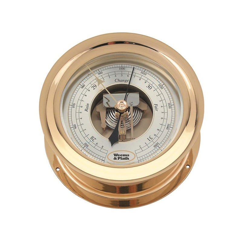 6" ANNIV.BRASS BAROMETER