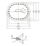 MB MANHOLE 18"X24" FLUSH