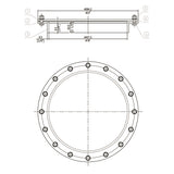 MB MANHOLE RND 18"-RSD-2.5 SS
