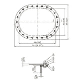 MB MANHOLE 18"X24"-RSD-2.5 SS