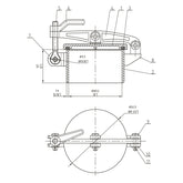 ULLAGE 08" RSD 5" SS
