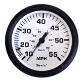 EURO WHT 55 MPH SPEEDO