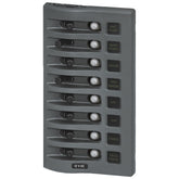 Blue Sea Systems 8 Switch Wd Panel Gray MPN - 4378-BSS