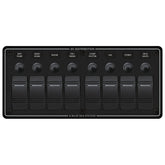 Blue Sea Systems Panel H20 12V 8 Pos MPN - 8371-BSS