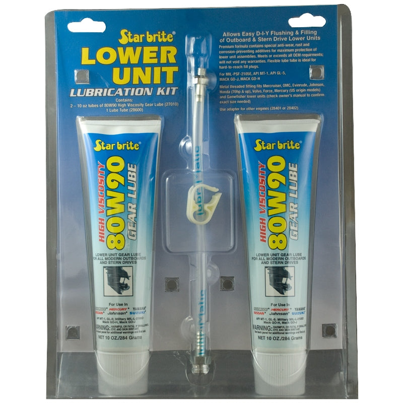 LOWER UNIT LUBE KIT W/2-10OZ HYPOID 90