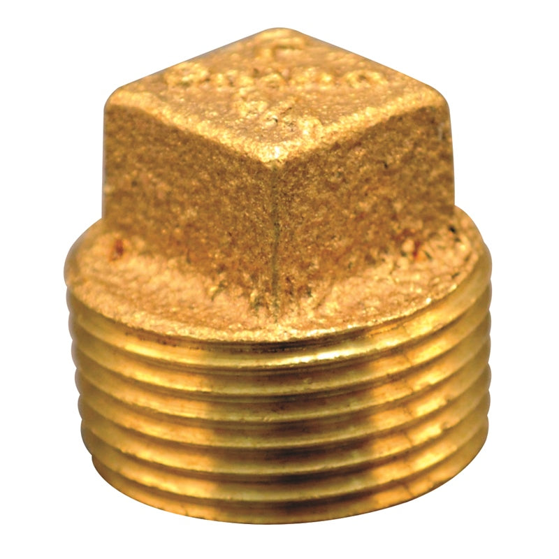 1" PLUG- BRASS