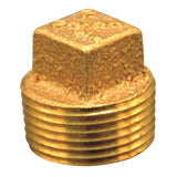 1" PLUG- BRASS