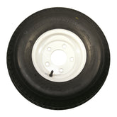 Americana Tire & Wheel Tire & Wheel 480-8"B Wht Sld 4Lug, model 30000, Trailer Tires Wheels