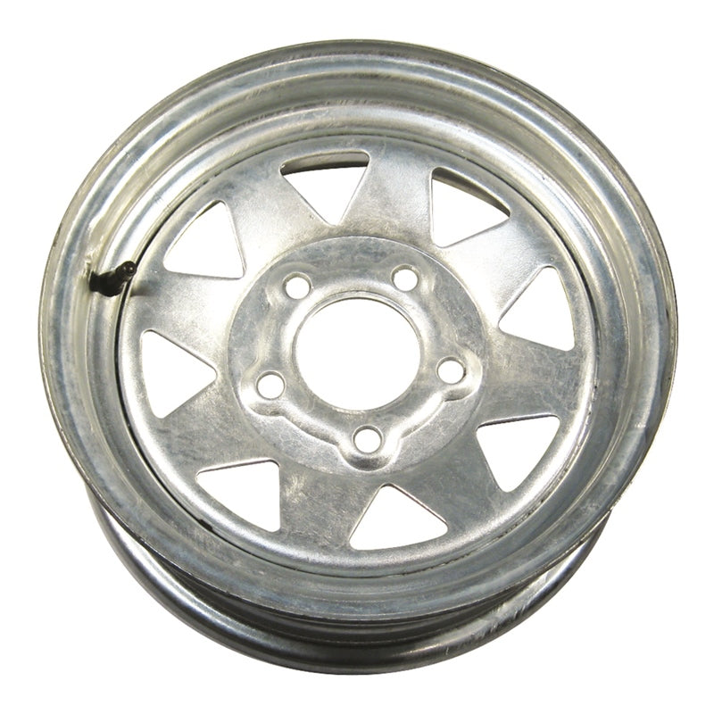 Americana Tire & Wheel Wheel Only 12"X4.00 4Lug Galv Spoke, model 20124, Trailer Tires Wheels