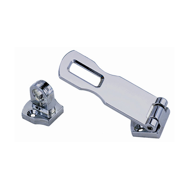 SWIVEL EYE HASP CHR 3"