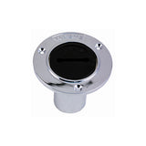 WASTE DECK PLATE CHR 1.5" HOSE