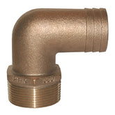 Groco Elbow 90* Std/ Flow 1.25" Npt/ 1.125" Hs MPN - PTHC-1125