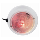 DOME LIGHT WHT/RED 5"