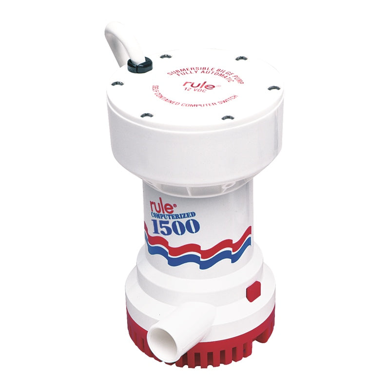 AUTO BILGE PUMP 12V 1500GPH ELEC SENSING
