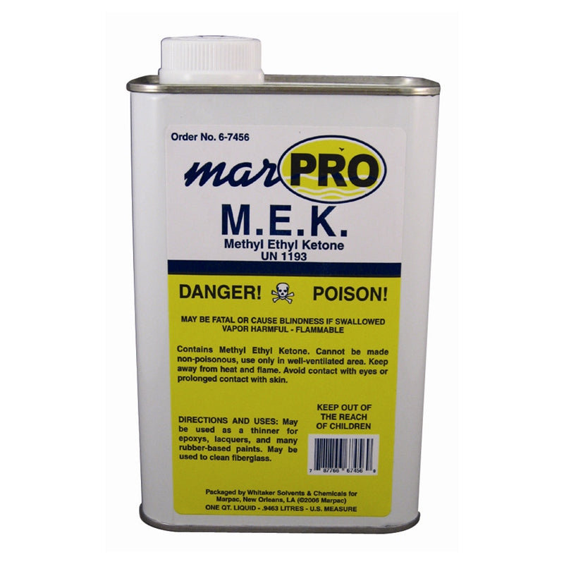Marpro Mek Epoxy/Polyester Solvent Gl, model 6-7458, Fiberglass - Chemicals