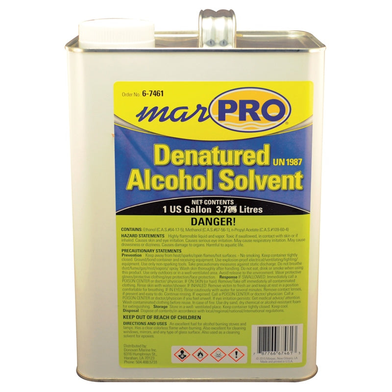 Marpro Denatured Alcohol Gl 7#, model 6-7461, Fiberglass - Chemicals