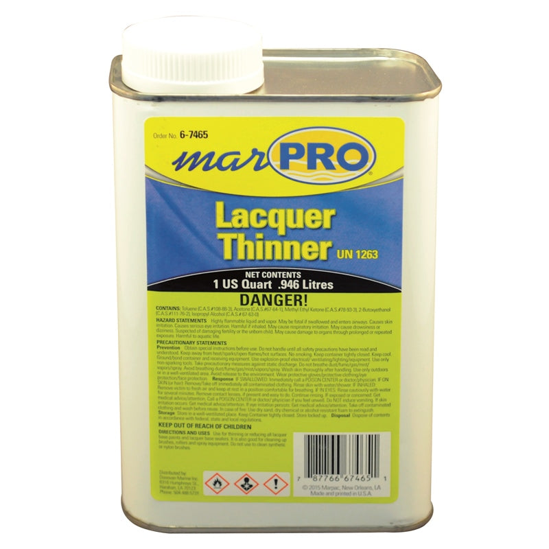 Marpro Lacquer Thinner 5GAL 36#, model 6-7467, Fiberglass - Chemicals