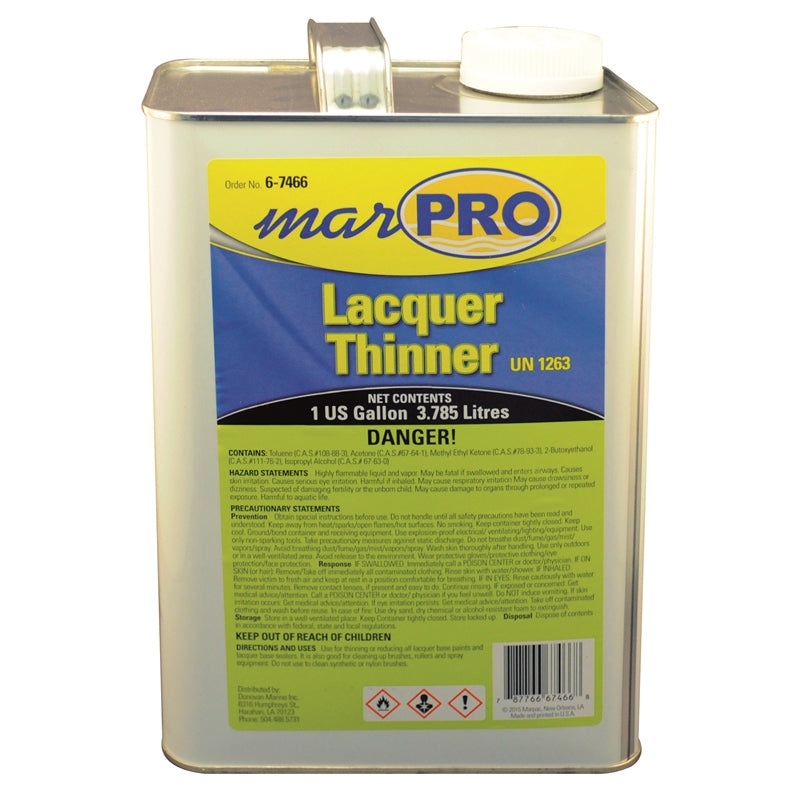Marpro Lacquer Thinner Gl 7#, model 6-7466, Fiberglass - Chemicals