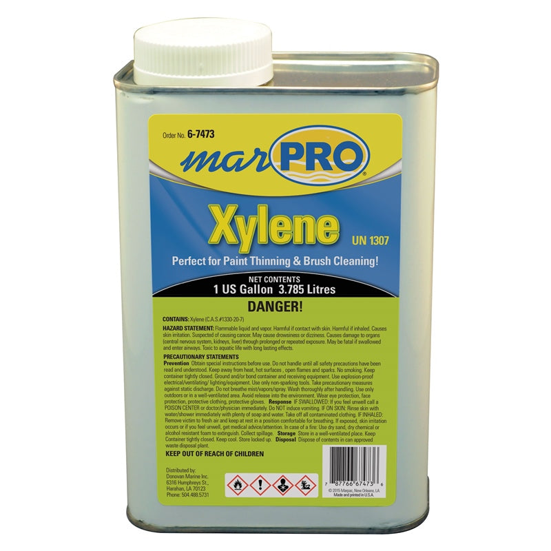 Marpro Xylene Paint Thinner Gl, model 6-7473, Fiberglass - Chemicals