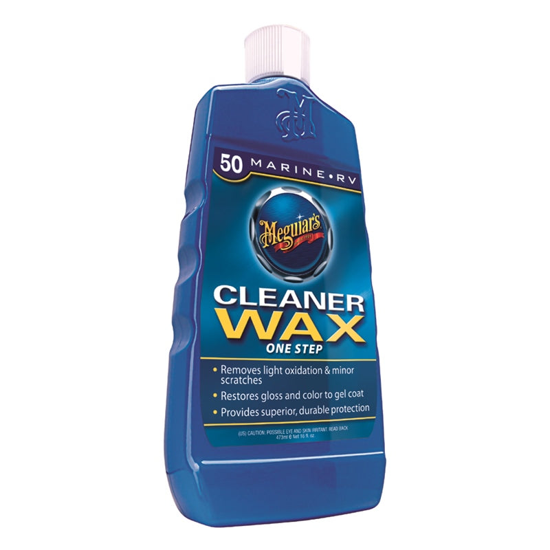 Meguiars Marine One Step Cleaner/Wax Pt, model M5016, Waxes and Compounds
