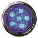 PUCK LITE SURFACE MNT SS BZL 4" BLU LED MPN-LED-51832-DP