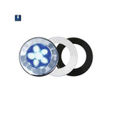 PUCK LITE RECESS MNT SS BZL 3" BLU LED