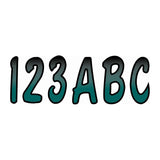 LETTER KIT TEAL W/BLACK MPN-TEBKG200