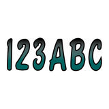 LETTER KIT TEAL W/BLACK