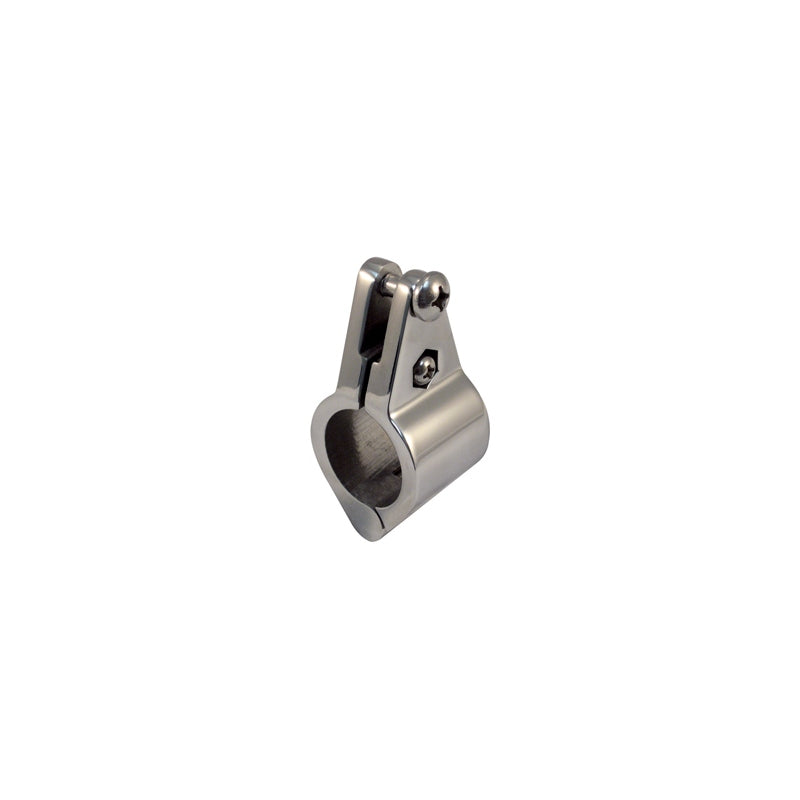 BIMINI TOP DECK HINGE SS RAIL MNT TO 1"