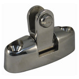 BIMINI TOP DECK HINGE SS SWIVEL