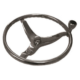 Marpac Steering Wheel Stainless Steel with Knob & 12MM Nut 13" Steering Wheels - view 2