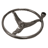Marpac Steering Wheel Stainless Steel with Knob & 12MM Nut 13" Steering Wheels - view 2