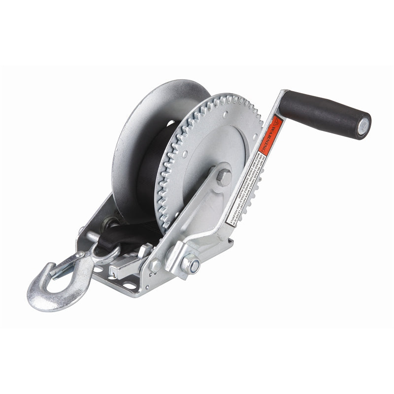 Marpac Trailer Winch with Strap 1800#, model 7-1592, Trailer Winches