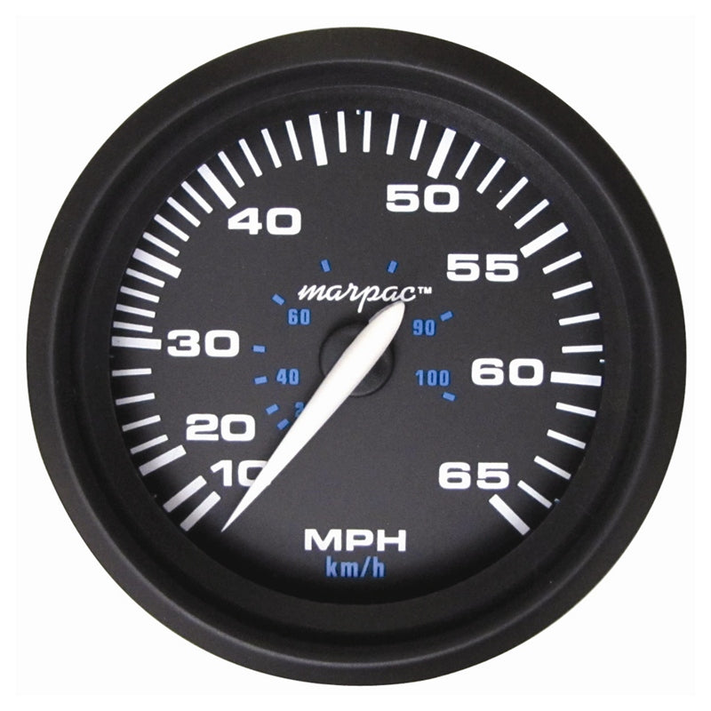 ENGINE GAUGE ALL BLACK SPEEDOMETER 65MPH