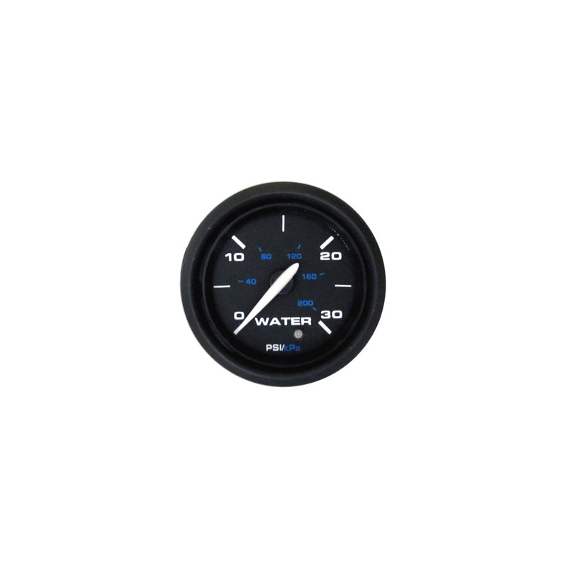 Marpac Engine Gauge All Black O/B Water Pressre, model 7-2080, Instruments