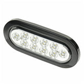 TRAILER CLEAR LIGHT M/LED OVAL W/GRMT