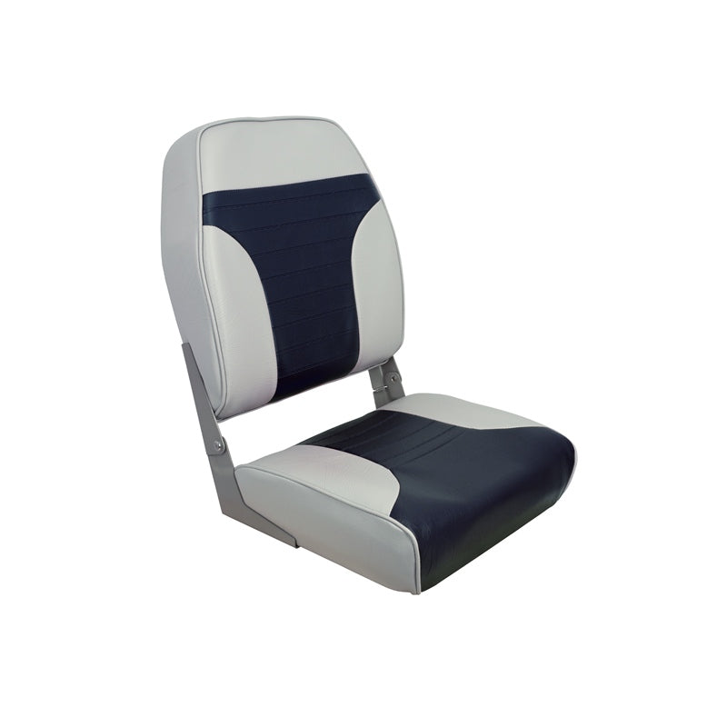 HI BACK SEAT FOLD GRY/BLU