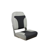 HI BACK SEAT FOLD GRY/BLK
