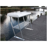 FISH TABLE 50" 4 LEGS W/SHELF MPN-PSFCS05-4