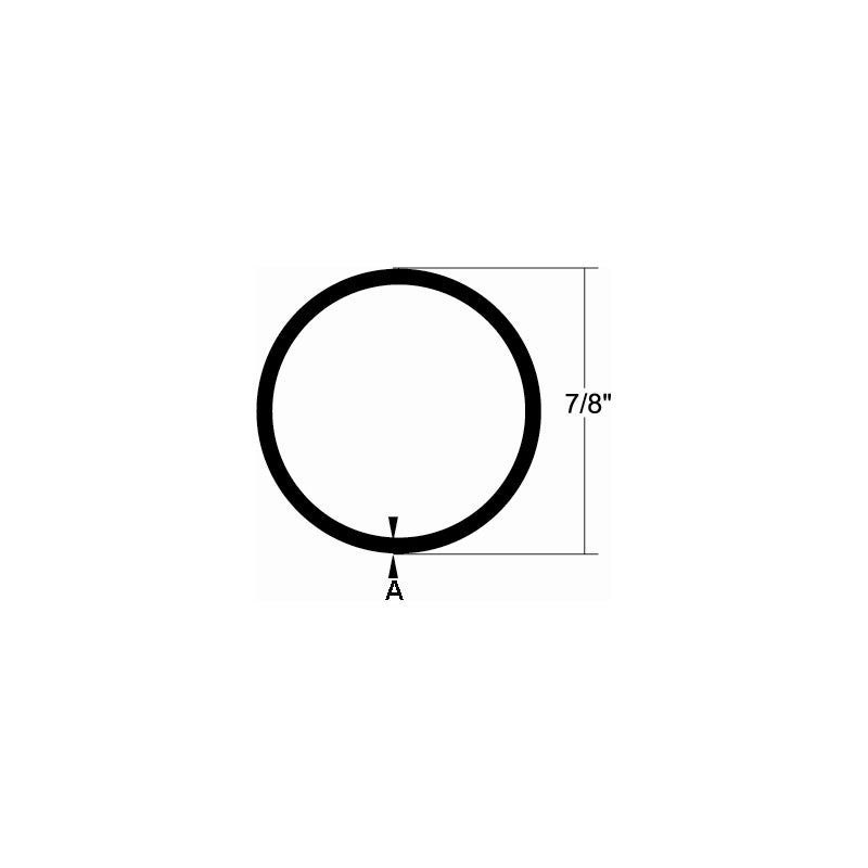 SS TUBING 7/8" X .065 X 6'