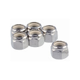 NYLOK NUT 1/2" BRS 6PK