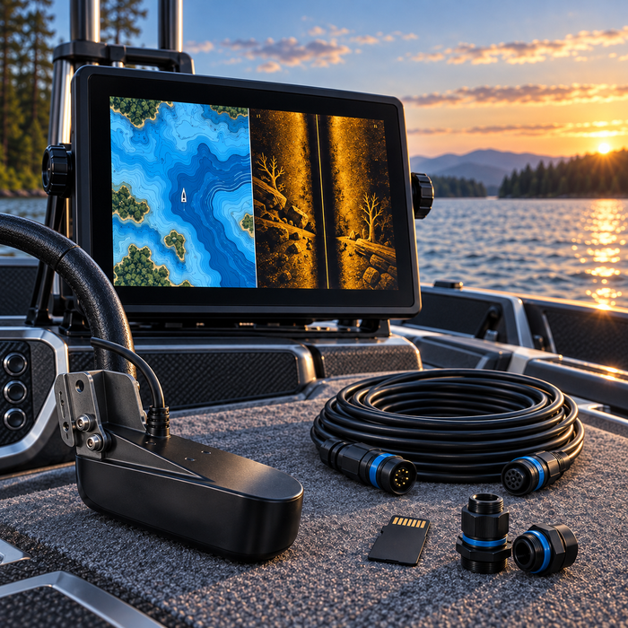 SOLIX mapping and transducer compatibility with chart card and sonar hardware