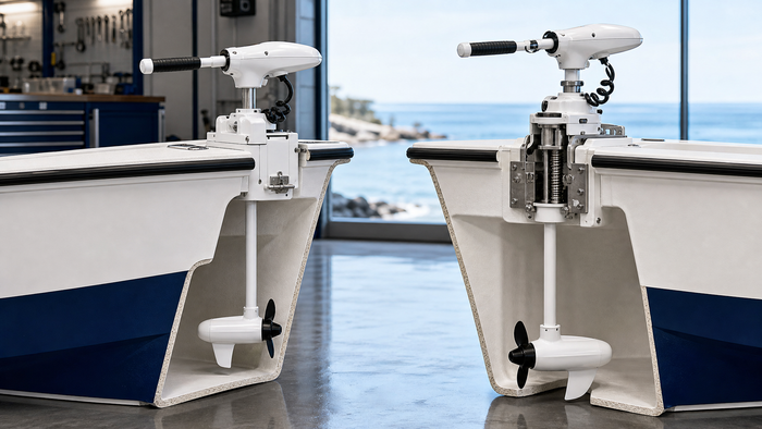 Riptide Maxxum 42 vs. 52-Inch Shaft and Mounts