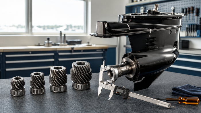 Alpha One Gen I gear ratio and input-yoke selection guide