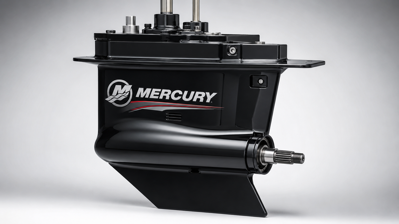 Mercury Outboard Lower Unit Replacement Collection Featuring OEM Compatible Gearcases for Multiple Horsepower Applications